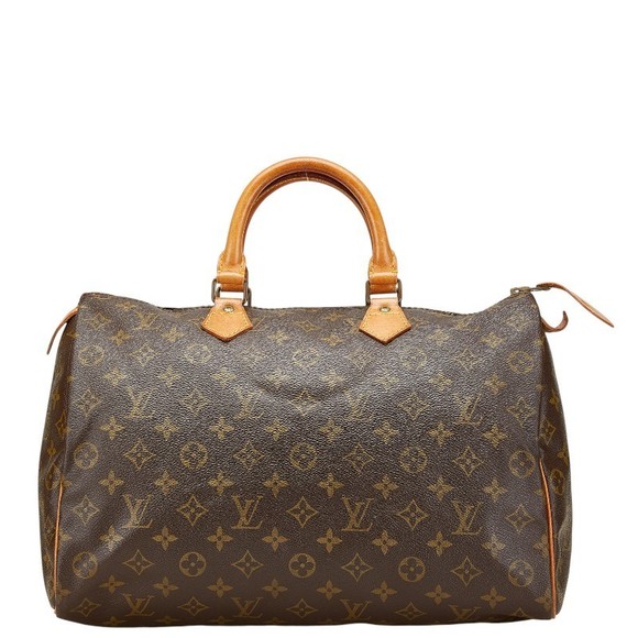 Louis Vuitton Boston Monogram Travel Speedy Handbag Bag Brown - Picture 1 of 8